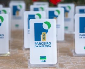Prêmio Parceiro da Imprensa UnB 2022. Foto: Anastácia Vaz/Secom UnB. 08/12/2022